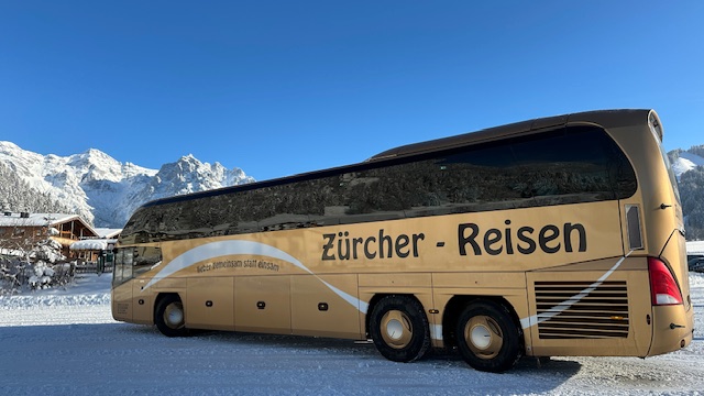 Winter mit Bus